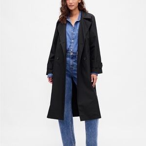 GAP Women's Trench Coat - Black